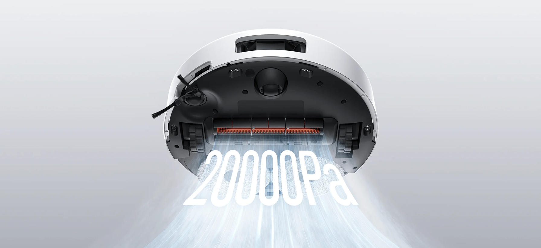 Siurblys robotas  Xiaomi Robot Vacuum 5 EU, baltos spalvos aprašymas - Prekės nuotrauka