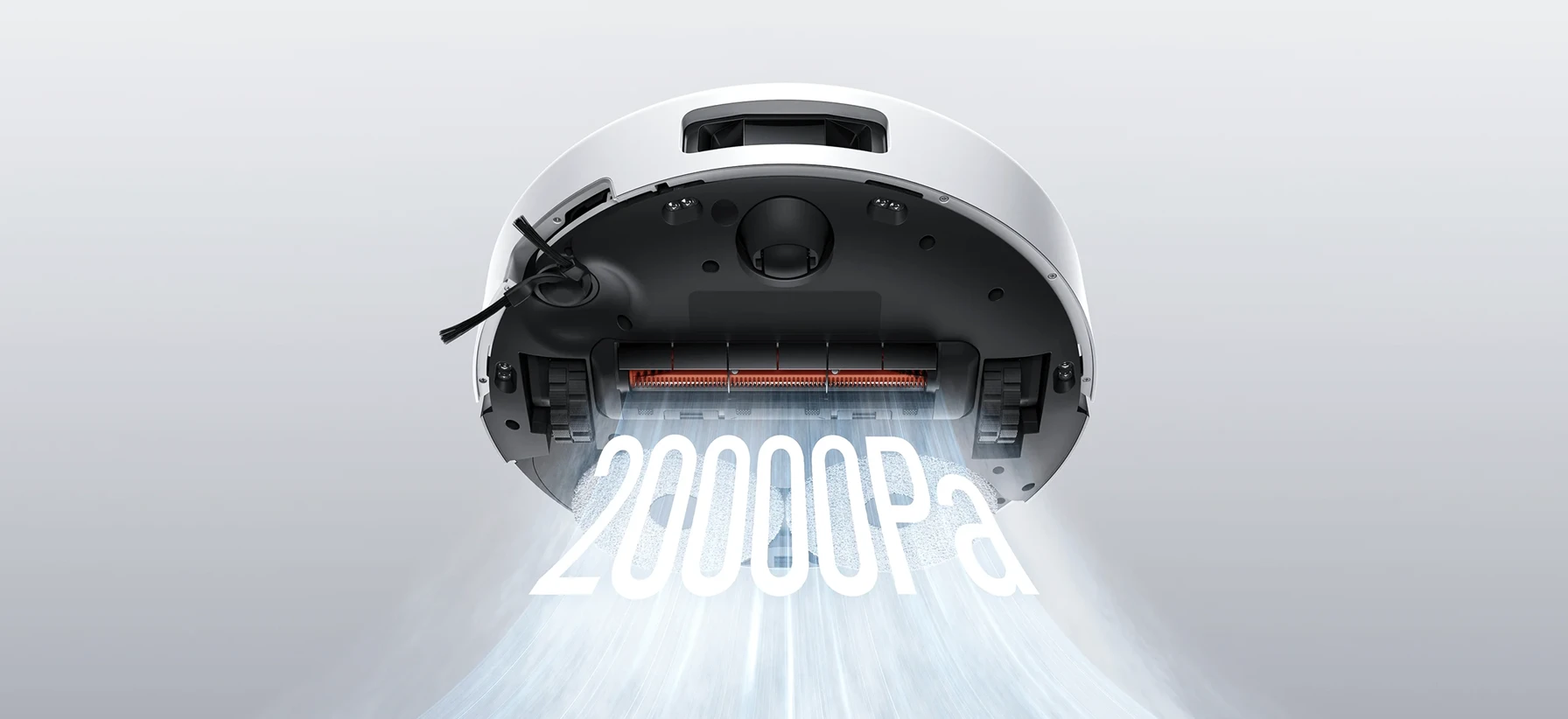 Siurblys robotas  Xiaomi Robot Vacuum 5 EU, baltos spalvos aprašymas - Prekės nuotrauka