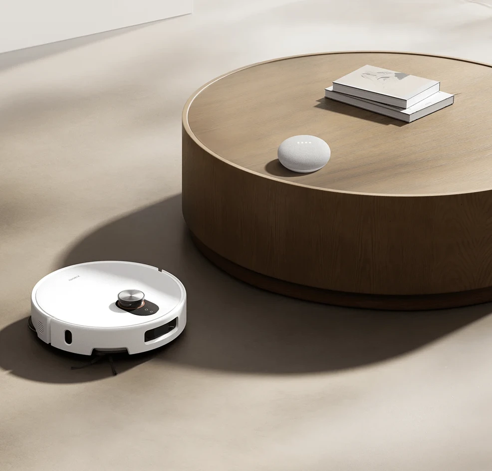 Siurblys robotas  Xiaomi Robot Vacuum 5 EU, baltos spalvos aprašymas - Prekės nuotrauka
