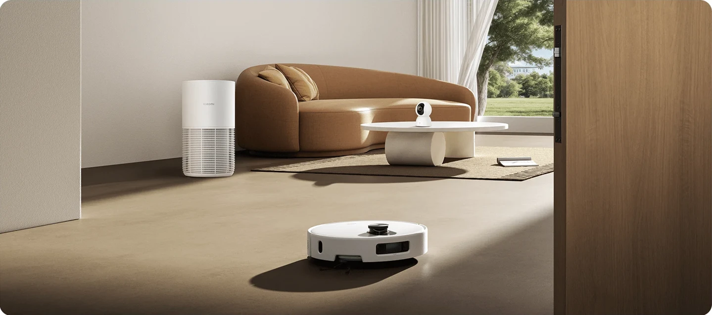 Siurblys robotas  Xiaomi Robot Vacuum 5 EU, baltos spalvos aprašymas - Prekės nuotrauka