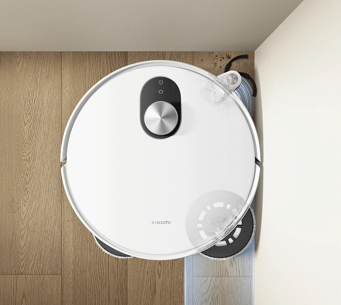 Siurblys robotas  Xiaomi Robot Vacuum 5 EU, baltos spalvos aprašymas - Prekės nuotrauka