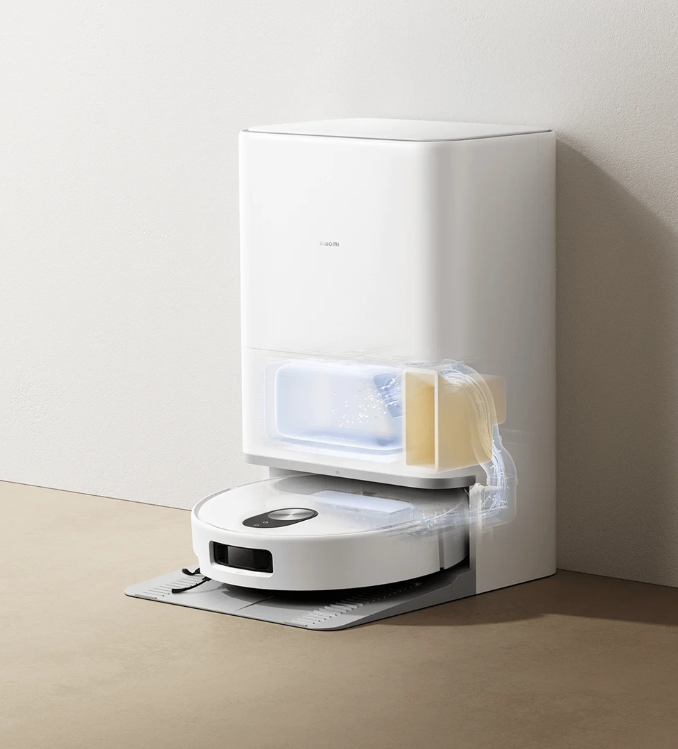 Siurblys robotas  Xiaomi Robot Vacuum 5 EU, baltos spalvos aprašymas - Prekės nuotrauka