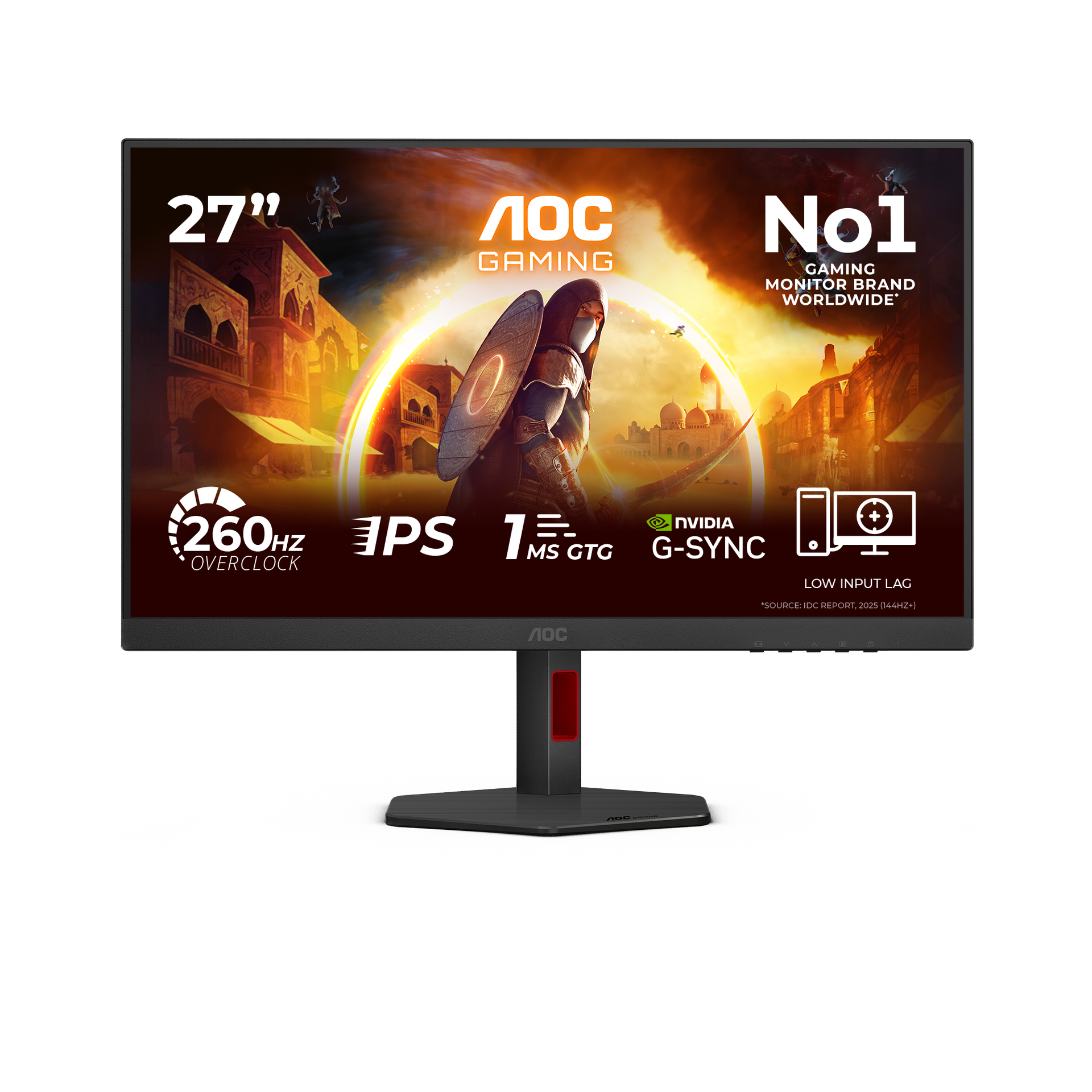 Žaidimų monitorius AOC 27G4ZR, 27