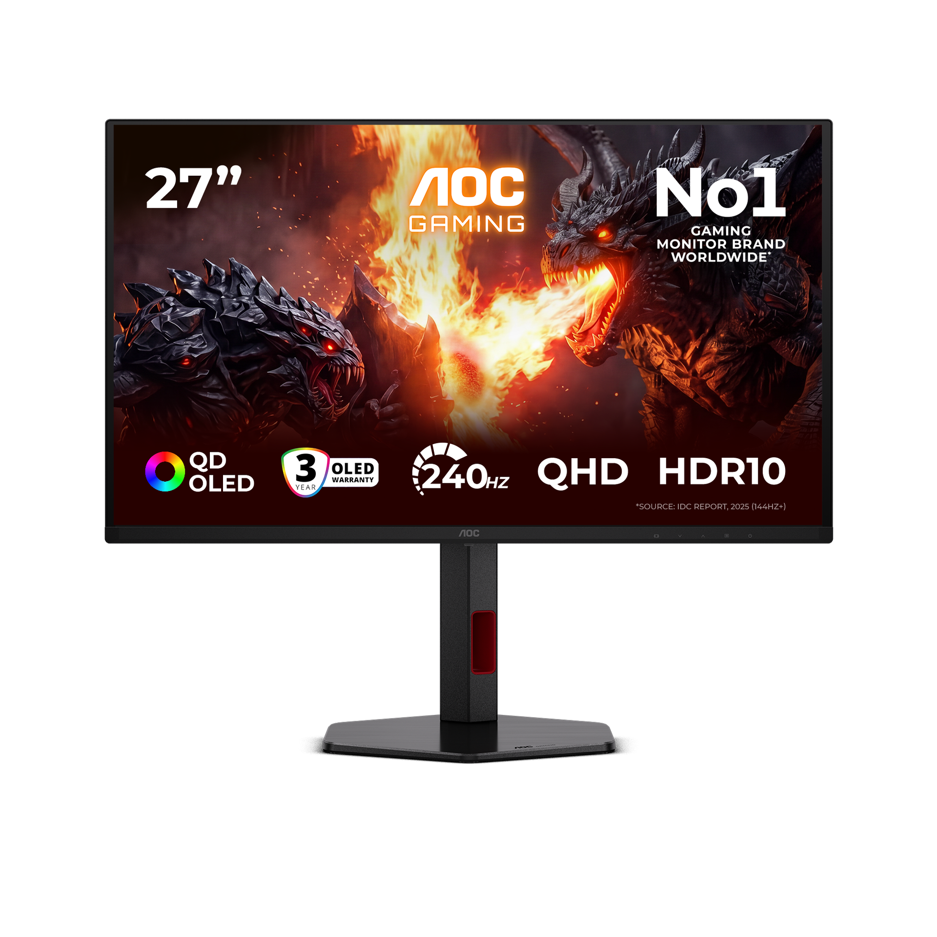 Žaidimų monitorius AOC Q27G4ZDR 26,5