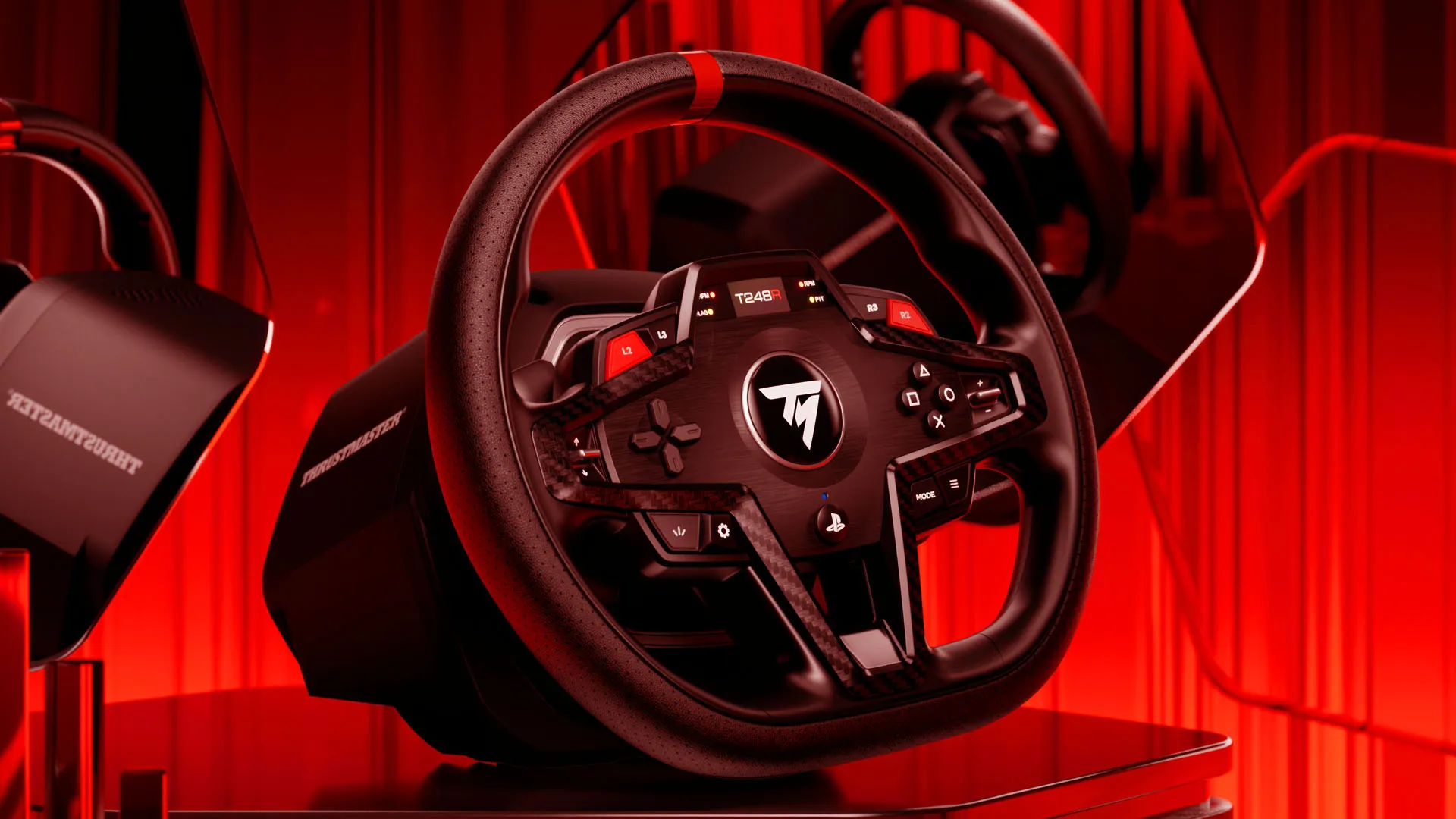 Žaidimų vairo rinkinys Thrustmaster Racing Wheel | T248R (vairo rinkinys + pedalų rinkinys) PS4 / PS5 / PC aprašymas - Prekės nuotrauka