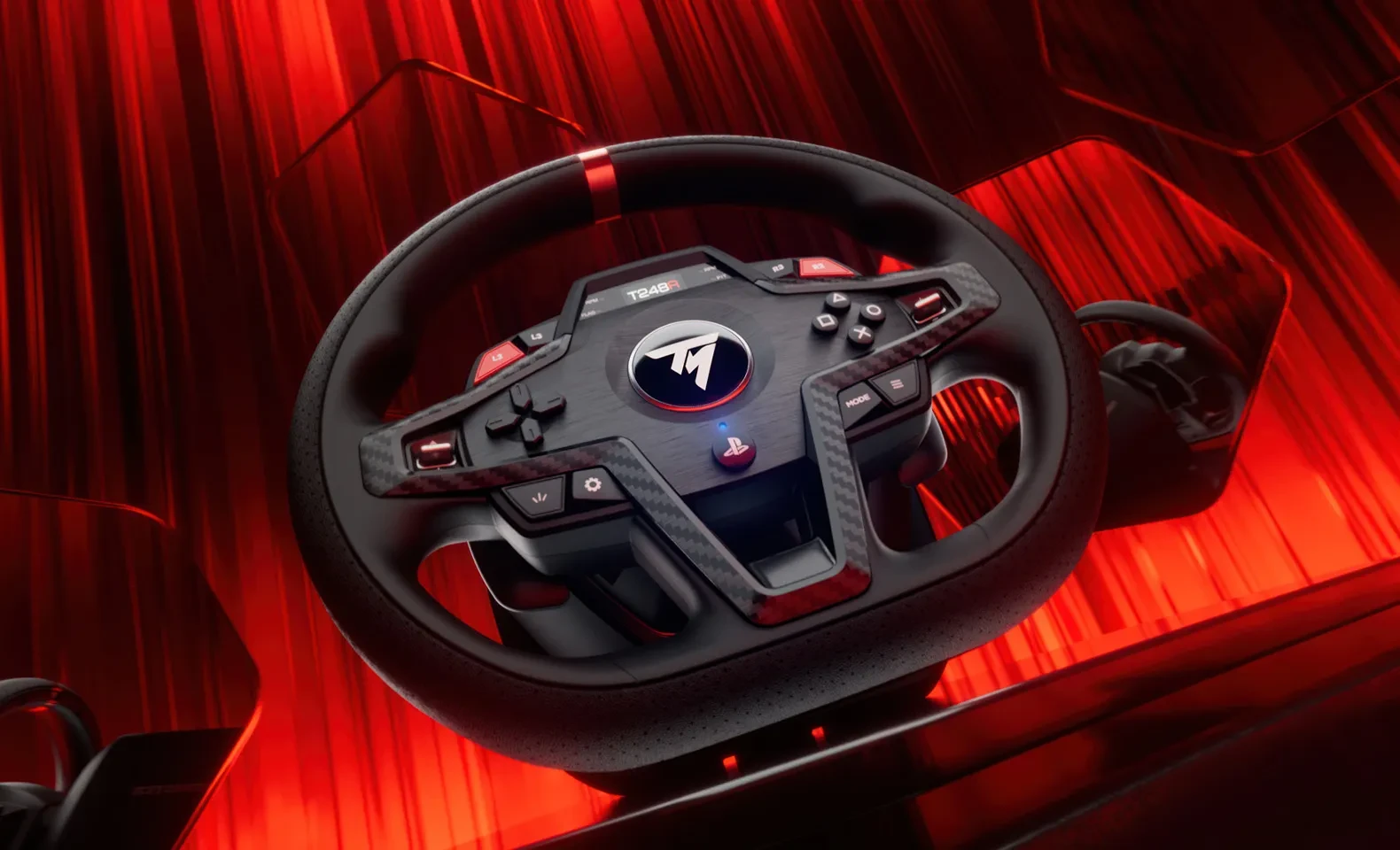 Žaidimų vairo rinkinys Thrustmaster Racing Wheel | T248R (vairo rinkinys + pedalų rinkinys) PS4 / PS5 / PC aprašymas - Prekės nuotrauka
