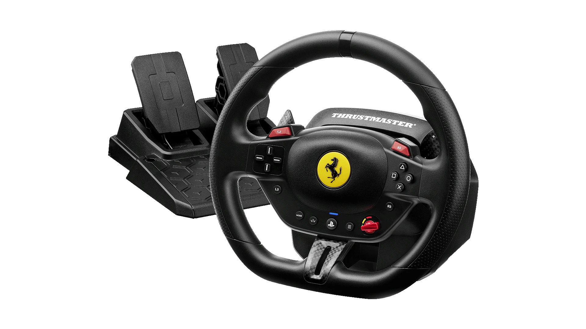 Žaidimų vairo rinkinys Thrustmaster Racing Wheel | T98-P Ferrari 296 GTB (vairo rinkinys + pedalų rinkinys) PS4 / PS5 / PC aprašymas - Prekės nuotrauka