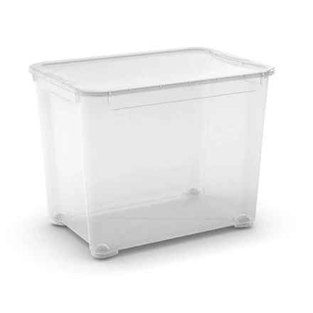 Curver | Dėžė su dangteliu, T formos, XXL, 70 l | 0800699001 | Permatoma