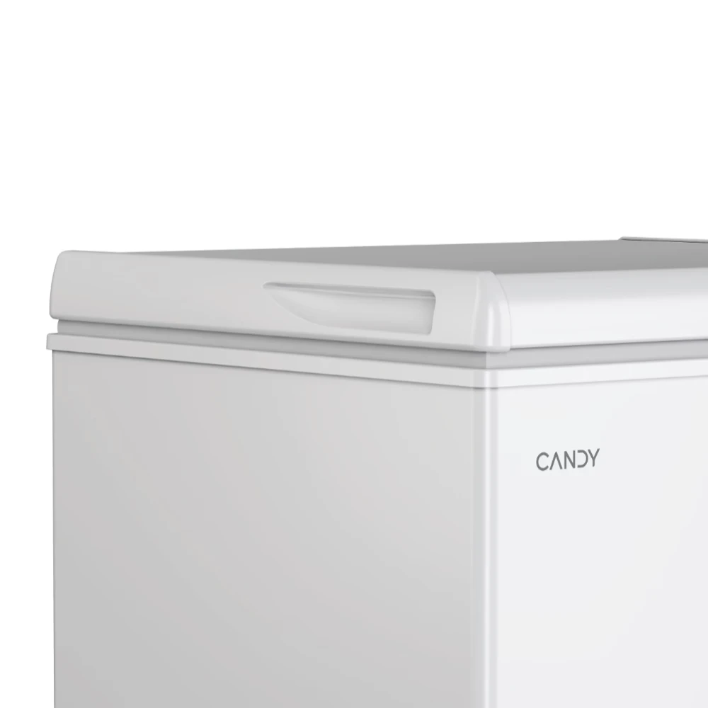 Dežės tipo šaldiklis Candy Artico CCHH 100E, baltos spalvos