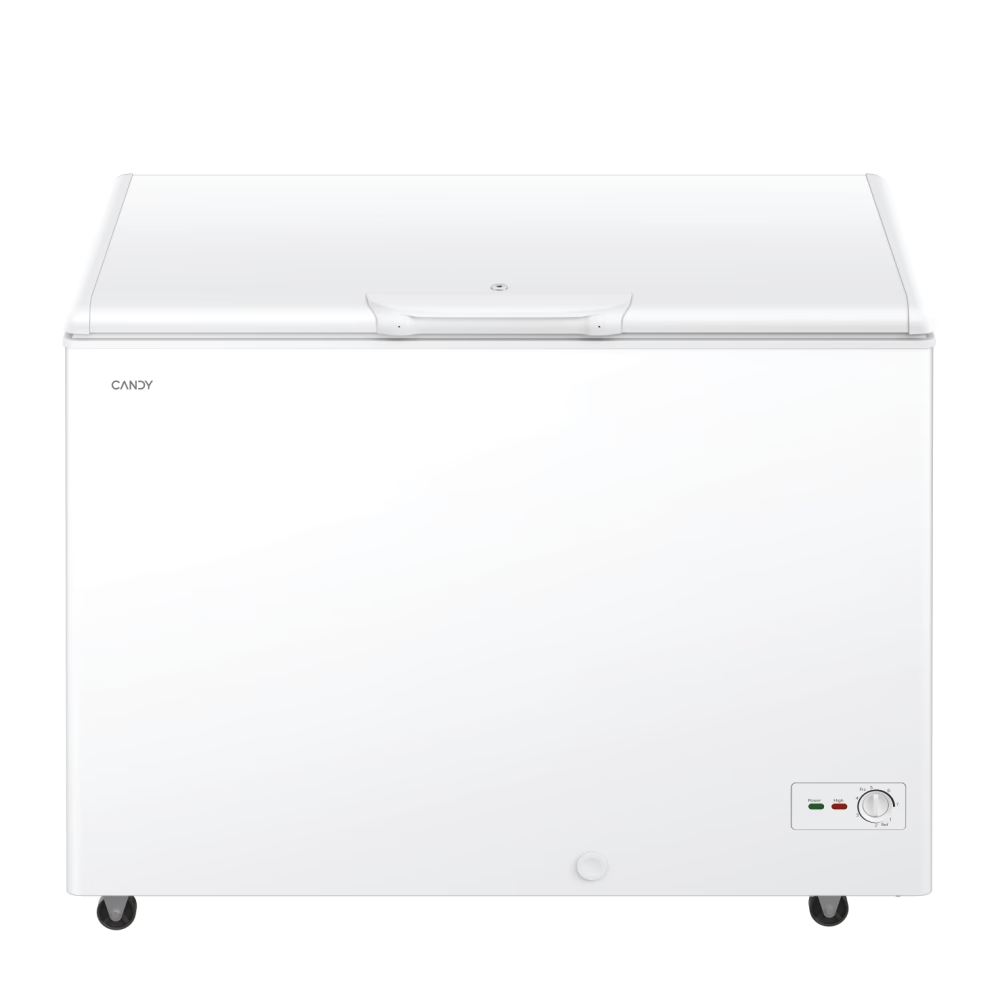 Dežės tipo šaldiklis Candy Artico CCHH 3012E, baltos spalvos