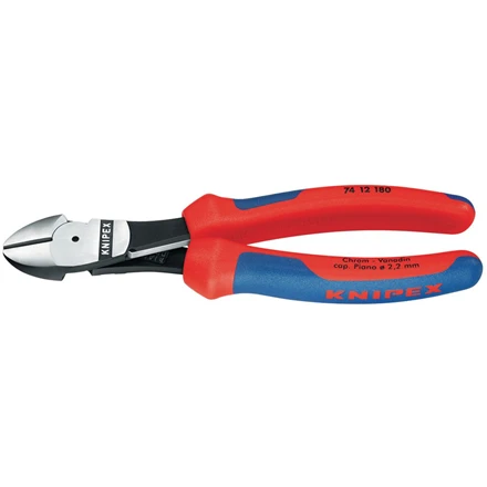 Žnyplės šoninio kirpimo 180mm, Power, Knipex