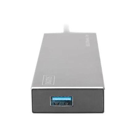 Assmann Electronic DIGITUS Hub 7 prievadų USB 3.0 SuperSpeed, maitinimo šaltinis, HQ aliuminis