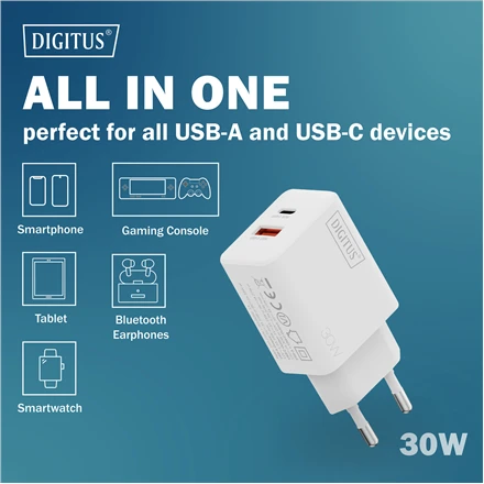 Digitus | Baterija charger, 30W | DA-10301