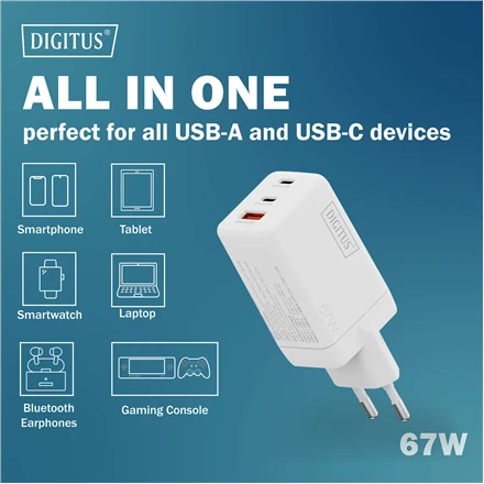 Digitus | Baterija charger, 67W | DA-10303