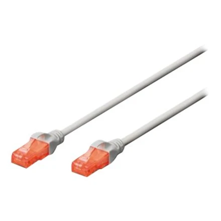 Assmann Electronic DIGITUS CAT 6 U-UTP patch kabelis PVC AWG 26/7 ilgis 2m geltona spalva
