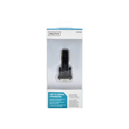 Digitus Skaitmenas | DA-70156, USB 2.0 į nuoseklųjį adapterį | RS232 | USB 2.0