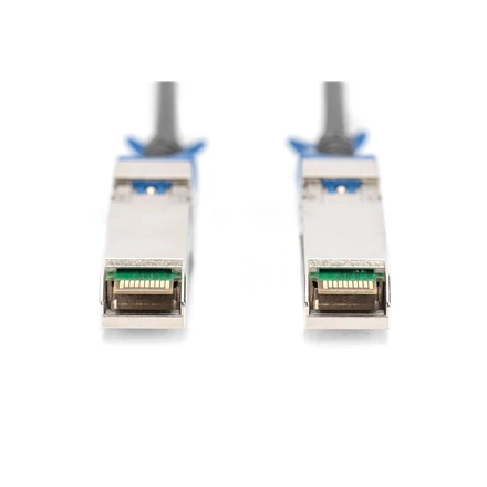 „Digitus DAC“ kabelis SFP28 | DN-81245 | Energijos suvartojimas: 0,5 W; Maitinimas: +3,3 V maitinimo įtampa; Temperatūros diapazonas: nuo 0 iki +70 °C; | 5 m