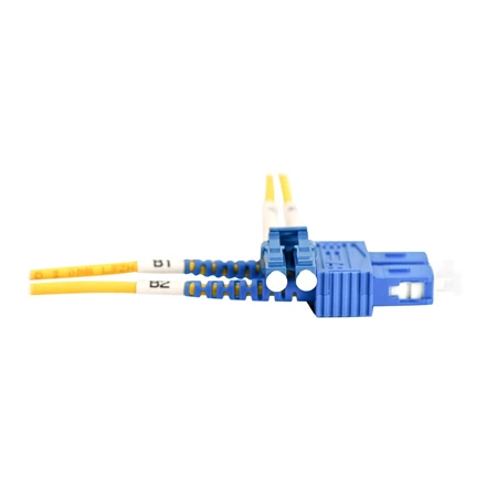 Assmann Electronic DIGITUS LWL patchable LC/SC 09/125um singelmode Duplex be halogenų su protokolu geltona 3m
