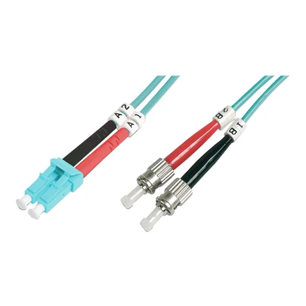 Assmann Electronic „Assmann“ elektroninis DIGITUS šviesolaidinis pataisomasis laidas LC į SC daugiamodis 50/125 m dvipusis ilgis, 1 m klasė OM3