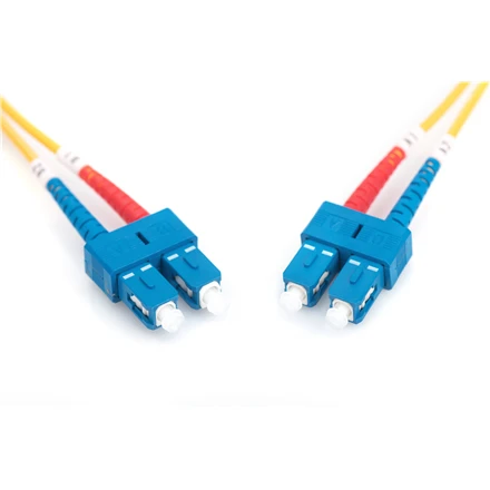 Assmann Electronic „Assmann“ elektroninis DIGITUS šviesolaidinis laidas nuo SC iki SC OS2 vieno režimo 09/125 m dvipusis, ilgis 3 m