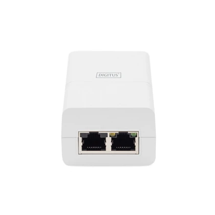 Digitus PoE+ purkštuko priekinė dalis su RJ-45 jungtimis