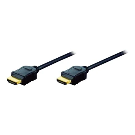 Assmann Electronic DIGITUS HDMI High Speed jungties kabelis tipas A M/M 10.0m su eternetu Full HD 60p auksinis bl