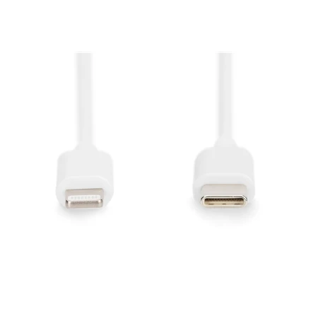 Digitus Skaitmenas | Lightning to USB-C duomenų / įkrovimo kabelis | DB-600109-020-W | USB-C prie Lightning Apple Lightning 8 kontaktų | USB C