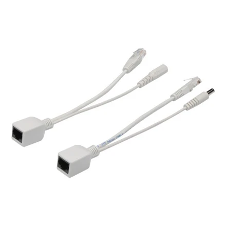 Assmann Electronic DIGITUS PoE kabelių rinkinys pasyvus iki max 5m 10/100Mbit RJ45 kištukai DC kištukas 5,5mm