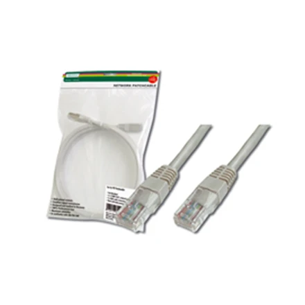 Assmann Electronic DIGITUS CAT 5e U-UTP patch kabelis PVC AWG 26/7 ilgio 3m spalvotas pilkas