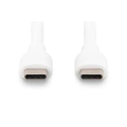 „Digitus“ | Silikoninis jungiamasis kabelis | AK-300341-010-W | USB-C–USB-C jungtis