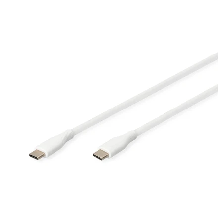 „Digitus“ | Silikoninis jungiamasis kabelis | AK-300341-010-W | USB-C–USB-C jungtis