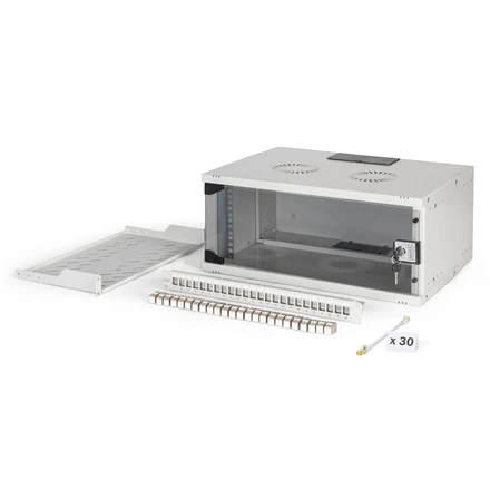 Digitus SOHO Pro tinklo komplektas, 483 mm (19"), 4U, 540 x 400 mm | DN-49200-SET | Šviesusis Pilkas