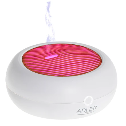 Drėkintuvas Adler | USB ultragarsinis aromato difuzorius 3in1 | AD 7969 | Ultragarsinis | Tinka kambariams iki 25 m² | Baltas