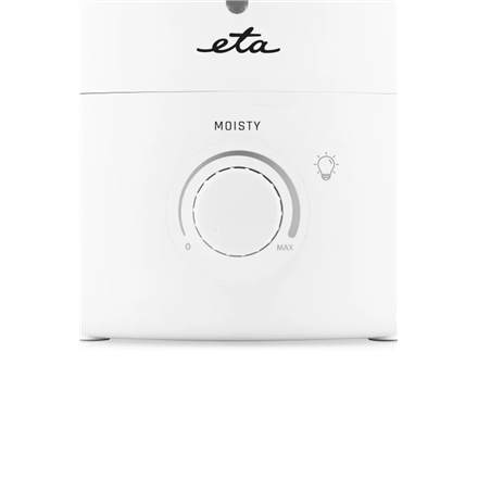 ETA Drėkintuvas | ETA362990000 MOISTY | 40 m³ | 25 W | Vanduo bako talpa 5 L | Ultragarso technologija | Baltas