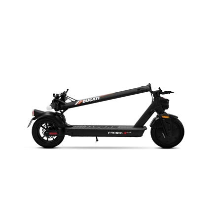 Ducati firminis elektrinis paspirtukas PRO-II PLUS su posūkio signalais 350 W 10" 6-25 km/h Juodas