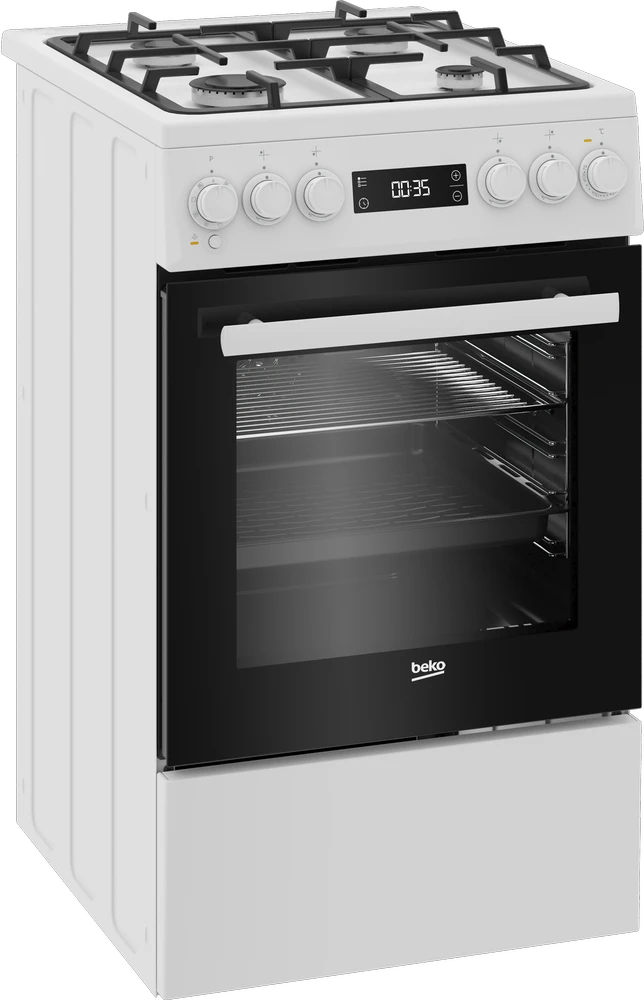 Dujinė viryklė su elektrine orkaite Beko FSM51339DWDS