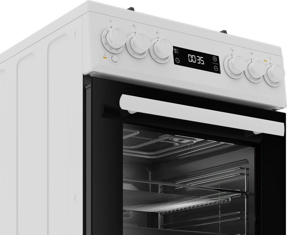 Dujinė viryklė su elektrine orkaite Beko FSM51339DWDS