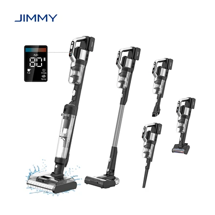 Dulkių siurblys Jimmy Vacuum cleaner and washer | PW11 Pro Max-B | Cordless operating | Washing function | 460 W | 21.6 V | Operating time (max) 40-80 min | Juodas/Sidabrinis