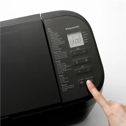 Duonkepė Panasonic | Bread Maker | SD-R2530 | Power 550 W | Number of programs 30 | Ekranas Yes | Juodas