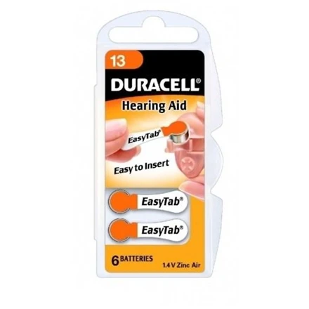 DURACELL DA13 N6 Elementai klausos ap.