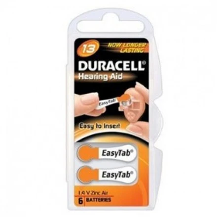 DURACELL DA13 N6 Elementai klausos ap.