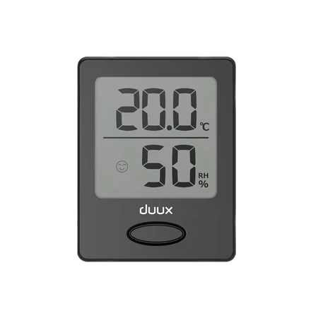 Duux Sense higrometras + termometras, Juodas