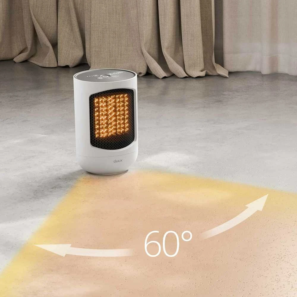 Asmeninis oro šildytuvas Duux Zone White | 600/900/1500 W | Baltas | IP21