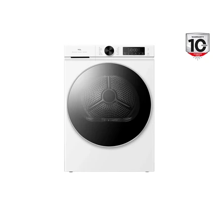 Džiovyklė Dryer Machine | DP0844WE0 | TCL Front loading | Energy efficiency class E | 8kg | LED | Heat pump | Gylis 59.3 cm | Baltas