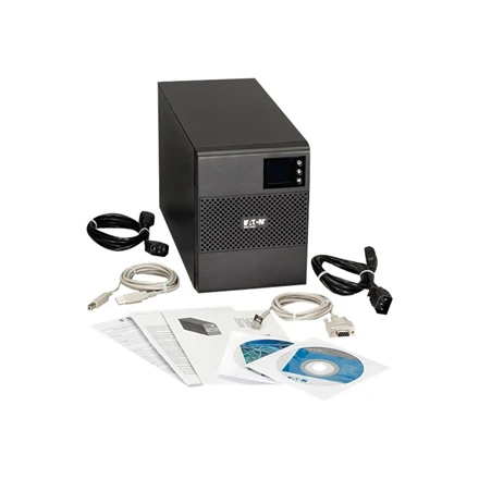 Eaton 1000VA/700W UPS, interaktyvus linija su gryna sinusine išvestimi, Windows/MacOS/Linux palaikymas, USB/serijinis