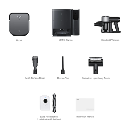 Dulkių siurblys - robotas Ecovacs Deebot X2 Omni