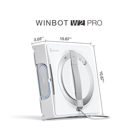 Langų valymo robotas Ecovacs Winbot W2 PRO, Baltas