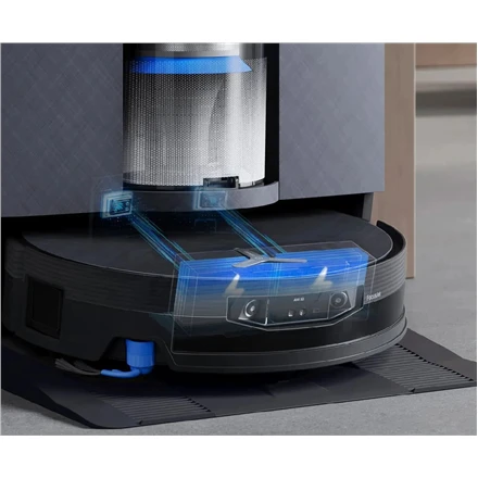Dulkių siurblys-robotas ECOVACS DEEBOT X12 OmniCyclone, Juodas