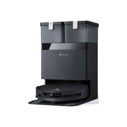 „Ecovacs“ robotinis dulkių siurblys | DEEBOT T50 OMNI Gen3 | Veikimo laikas (maks.) 210 min. | Drėgnas ir sausas valymas | 5200 mAh | Juodas | 25000 Pa