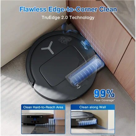 Plaunantis dulkių siurblys-robotas Ecovacs DEEBOT T80 OMNI, juodas